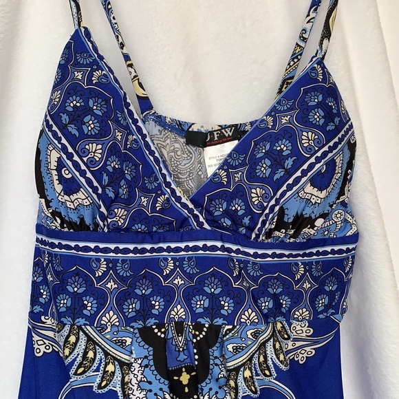 Just For Wraps Blue patterned Maxidress - Picture 1 of 5